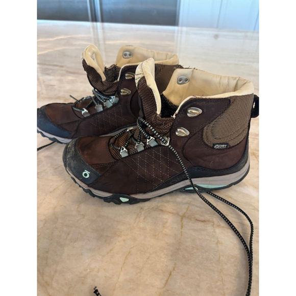 Oboz Shoes - Women's Oboz Lace Up Boots 7.5 Brown Beige
